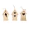 6 Pack: Assorted 8&#x22; Unfinished Wood Birdhouse by Make Market&#xAE;